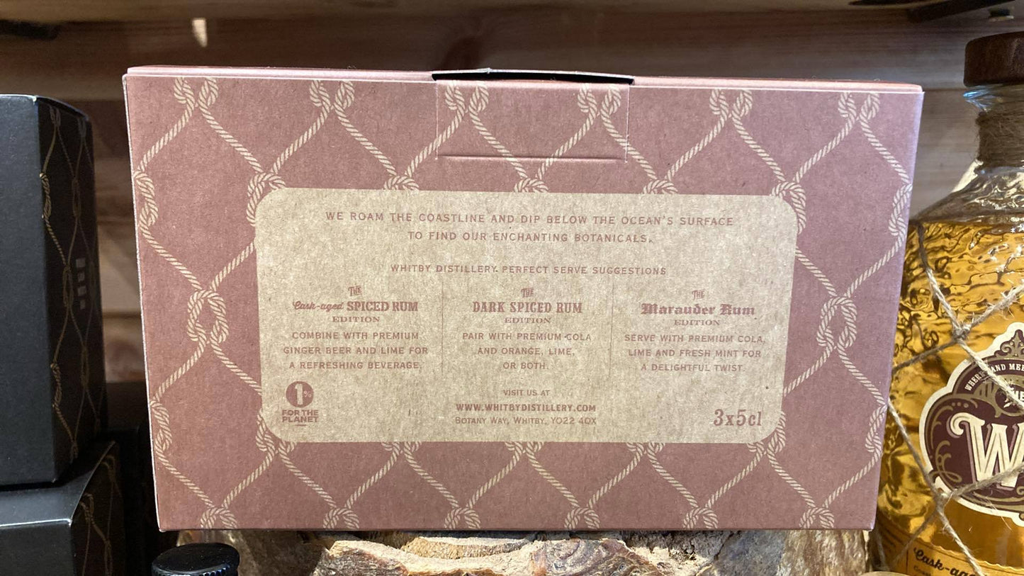 Whitby Gin The Rum Voyage edition Gift Set