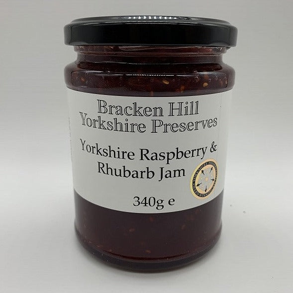 Bracken Hill Yorkshire Raspberry & Rhubarb Jam