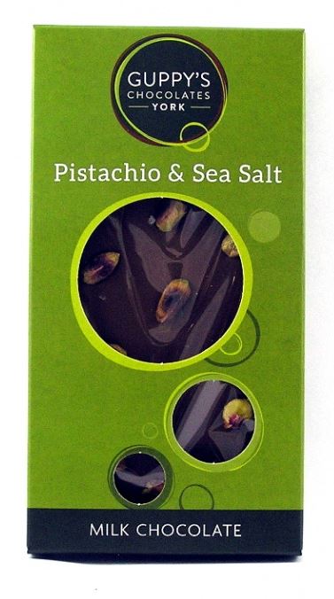 Milk Chocolate Pistachio & Sea Salt Bar